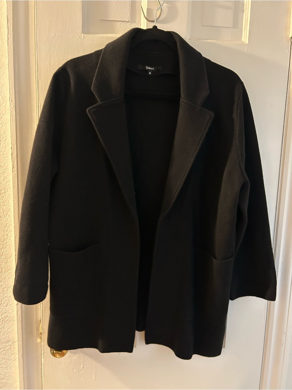 Quince 100% Organic Cotton Knit Blazer